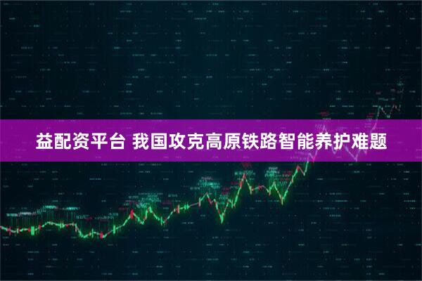 益配资平台 我国攻克高原铁路智能养护难题