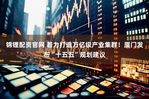 锦锂配资官网 着力打造万亿级产业集群！厦门发布“十五五”规划建议